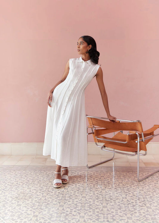 Primus-Seam Detail Shirt Dress