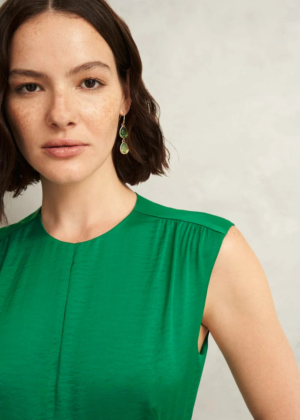 Primus-Satin Midi Dress