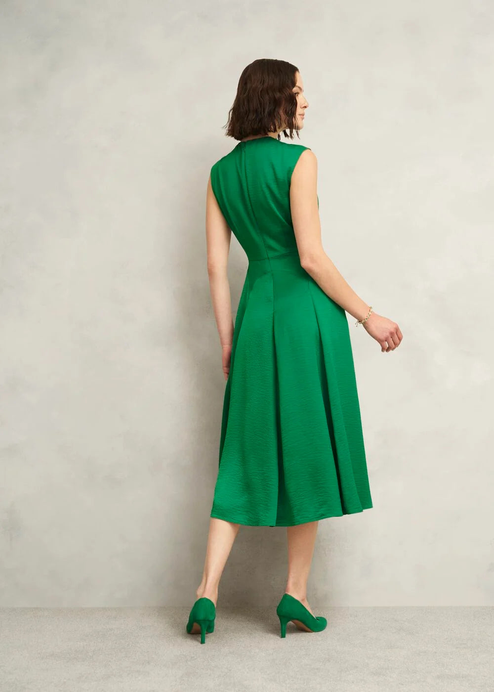 Primus-Satin Midi Dress
